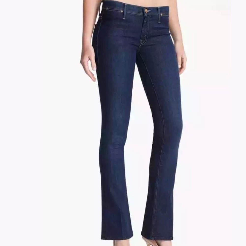 MOTHER Dark Blue Flare Jeans